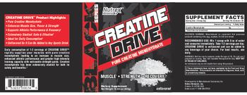 Nutrex Research Black Series Creatine Drive Unflavored - supplement
