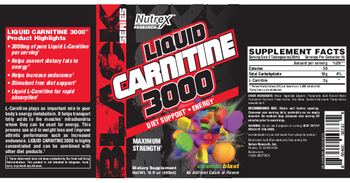 Nutrex Research Black Series Liquid Carnitine 3000 Cosmic Blast - supplement