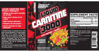 Nutrex Research Black Series Liquid Carnitine 3000 Sour Gummies - supplement