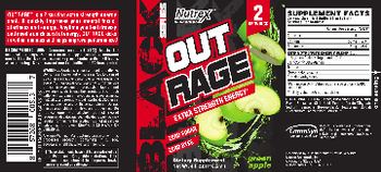Nutrex Research Black Series Outrage Green Apple - supplement