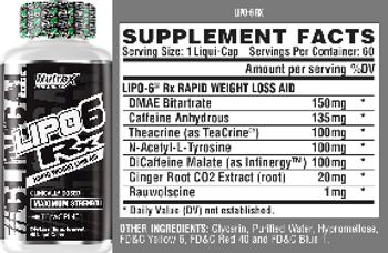 Nutrex Research #Clinical Edge Lipo-6 Rx - supplement