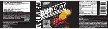 Nutrex Research #Clinical Edge Outlift Wild Cherry Citrus - supplement