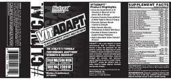 Nutrex Research #Clinical Edge Vitadapt - supplement