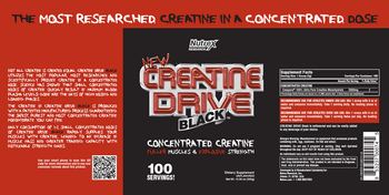 Nutrex Research Creatine Drive Black Unflavored - supplement