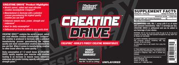 Nutrex Research Creatine Drive Unflavored - supplement