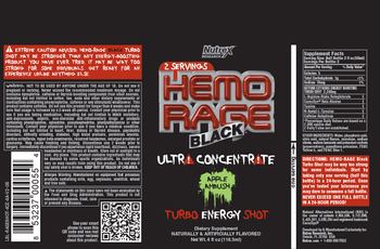 Nutrex Research Hemo Rage Black Ultra Concentrate Apple Ambush - supplement