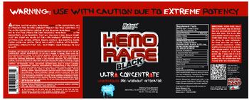 Nutrex Research Hemo Rage Black Ultra Concentrate Bruisin' Berry - supplement