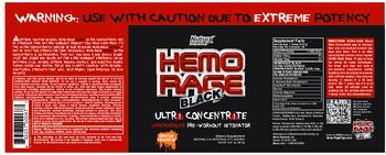 Nutrex Research Hemo Rage Black Ultra Concentrate Orange Creamation - supplement