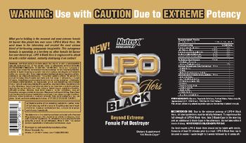 Nutrex Research Lipo 6 Black Hers - supplement