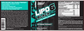 Nutrex Research Lipo-6 Black Hers - supplement