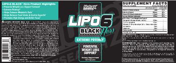 Nutrex Research Lipo-6 Black Hers - supplement