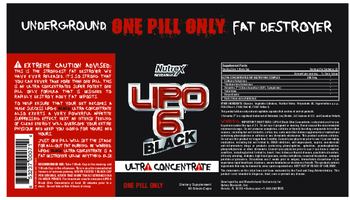 Nutrex Research Lipo 6 Black Ultra Concentrate - supplement