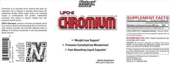 Nutrex Research Lipo-6 Chromium - supplement