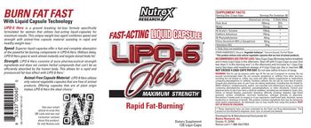 Nutrex Research Lipo-6 Hers - supplement