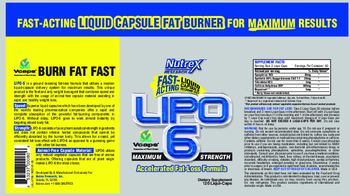 Nutrex Research Lipo 6 Maximum Research - supplement