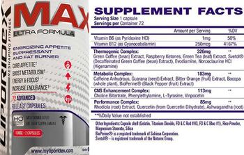 Nutrex Research Liporidex Max - supplement