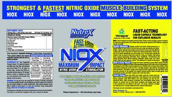 Nutrex Research NIOX Maximum Impact - supplement