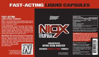 Nutrex Research NIOX Ultra - supplement