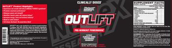 Nutrex Research #Clinical Edge Outlift Fruit Punch - supplement