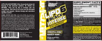 Nutrex Research #UltraFit Series Lipo6 Black Intense Ultra Concentrate - supplement