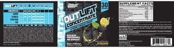 Nutrex Research #UltraFit Series Outlift Concentrate Blackberry Lemonade - supplement
