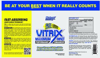 Nutrex Research Vitrix - supplement