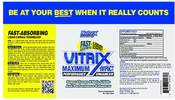 Nutrex Research Vitrix Maximum Impact - supplement