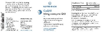 Nutri-RIch CoQ10 50 mg - supplement