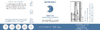 Nutri-RIch Daily D3 50 mcg (2,000 IU) - supplement