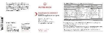 Nutri-RIch Radiance Boost - supplement