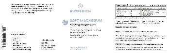 Nutri-RIch Soft Magnesium 400 mg - supplement
