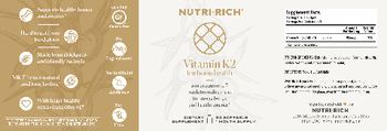 Nutri-RIch Vitamin K2 - supplement
