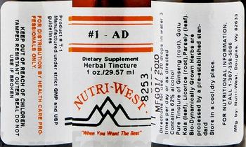 Nutri-West #1 - AD - supplement