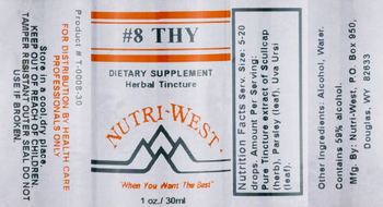 Nutri-West #8 Thy - supplement