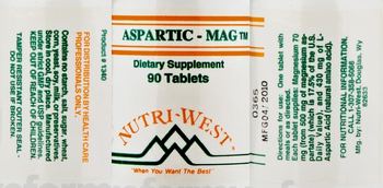 Nutri-West Aspartic-Mag - supplement