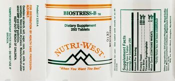 Nutri-West Biostress-B - supplement