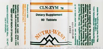 Nutri-West CLN-ZYM - supplement