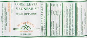 Nutri-West Core Level Magnesium - supplement