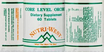 Nutri-West Core Level Orchic - supplement