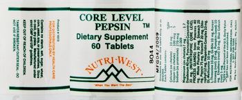 Nutri-West Core Level Pepsin - supplement