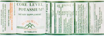 Nutri-West Core Level Potassium - supplement