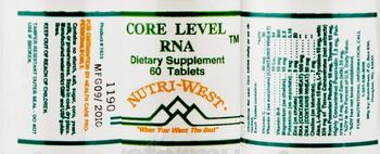 Nutri-West Core Level RNA - supplement