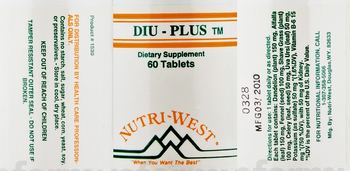 Nutri-West DIU - Plus - supplement