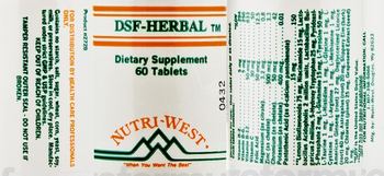 Nutri-West DSF-Herbal - supplement
