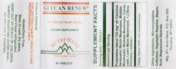 Nutri-West Functional Health Series Glycan Renew - supplement