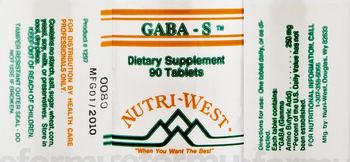 Nutri-West Gaba- S - supplement