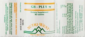 Nutri-West GB - Plus - supplement