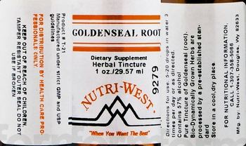 Nutri-West Goldenseal Root - supplement