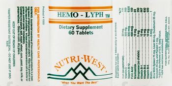 Nutri-West Hemo-Lyph - supplement