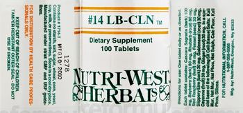 Nutri-West Herbals #14 LB-CLN - 